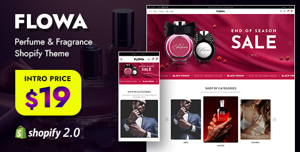Flowa – Perfume & Fragrance Shopify Theme - Shopping Shopify