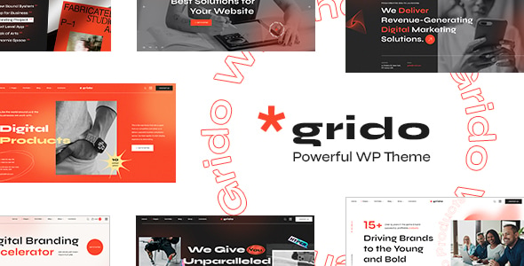 Grido - Creative Multipurpose WordPress Theme - Corporate WordPress