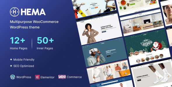 Hema – Multipurpose WooCommerce WordPress Theme - WooCommerce eCommerce