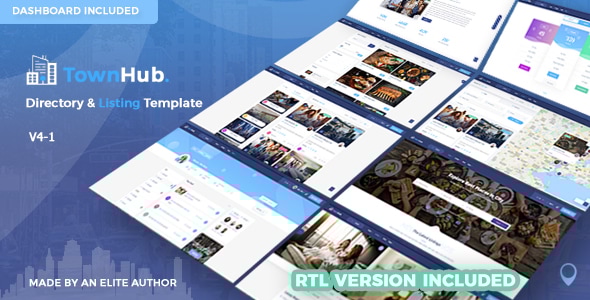 Townhub - Directory Listing Template - Business Corporate