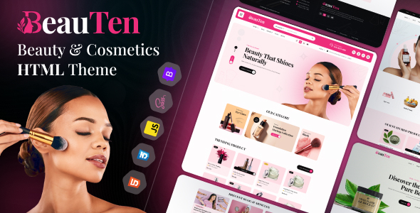Beauten – Beauty Cosmetic & Skincare HTML Template