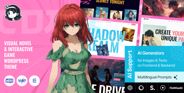 ComX - Visual Novel & Interactive Indie Game WordPress Theme - Entertainment WordPress