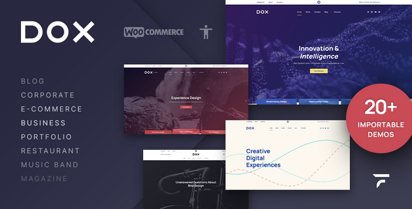 Dox — Multi-purpose WordPress Theme - Portfolio Creative