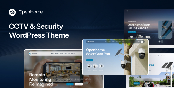 Openhome - CCTV & Security WordPress Theme - Business Corporate