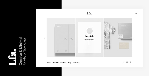 Lfa. - Creative & Niche Portfolio Template - Creative Site Templates