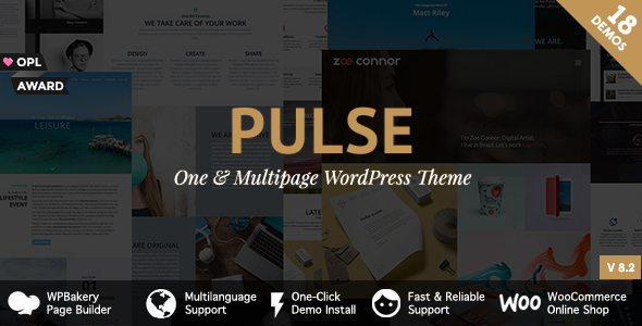 Pulse - Premier WordPress Theme - Business Corporate