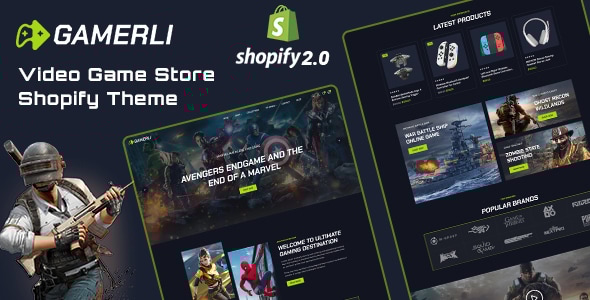 Gamerli - Gaming Accessories Store Shopify 2.0 Responsive Theme - Technology Shopify