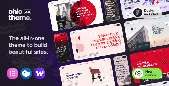 Ohio - Creative Elementor and WooCommerce WordPress Theme - Portfolio Creative