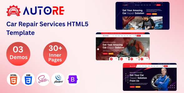 Autore - Car Repair Services HTML5 Template