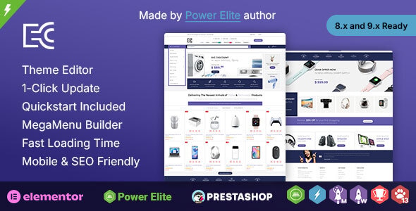 eCode - Electronics Store Elementor Prestashop Responsive Theme - Technology PrestaShop