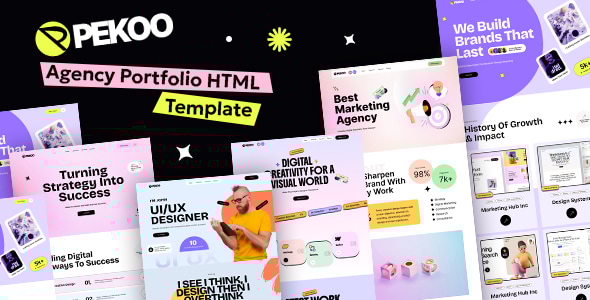 Pekoo – Agency Portfolio HTML Template