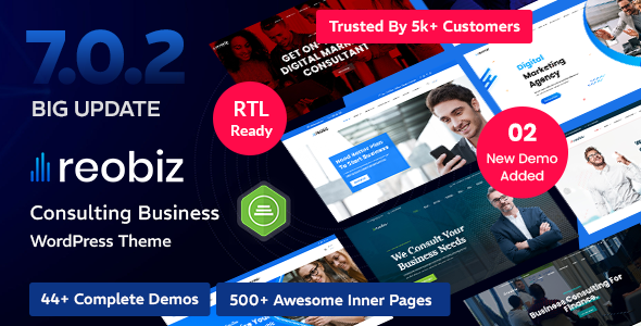 Reobiz - Consulting Business WordPress Theme - Business Corporate