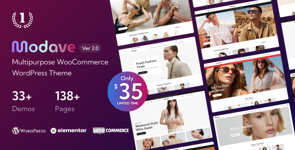 Preview of Modave - Ultimate Multipurpose WooCommerce Theme