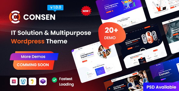Consen - IT Solutions & Business WordPress Theme - Technology WordPress
