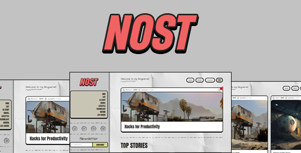 Nost - Creative Blog HTML Template