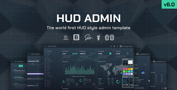 HUD - Bootstrap 5 Admin Template - Admin Templates Site Templates