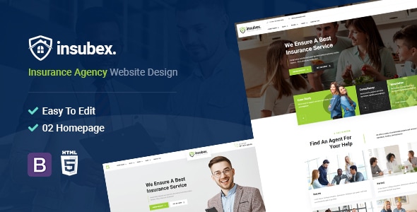 Insubex | Insurance Broker HTML5 Template - Business Corporate