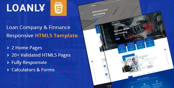 Loanly | Financial Loans HTML5 Template - Corporate Site Templates
