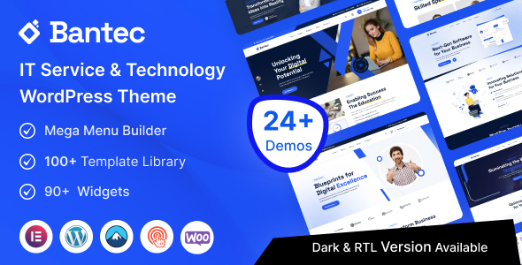 Bantec - IT Service & Technology WordPress Theme - Technology WordPress