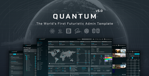 Quantum - React 19 Bootstrap Admin Template - Admin Templates Site Templates