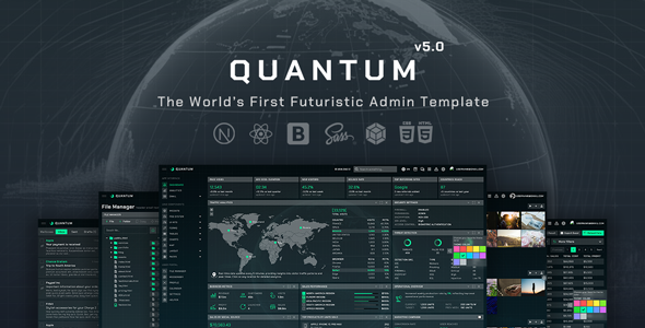Quantum - Next.js 16 Bootstrap Admin Template - Admin Templates Site Templates