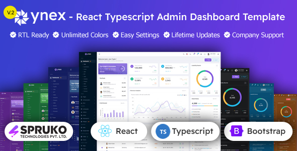 Ynex - Reactjs Typescript Admin Panel Template - Admin Templates Site Templates