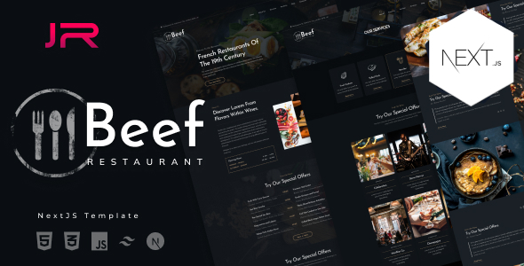 Beef - Restaurant React NextJS Template - Site Templates