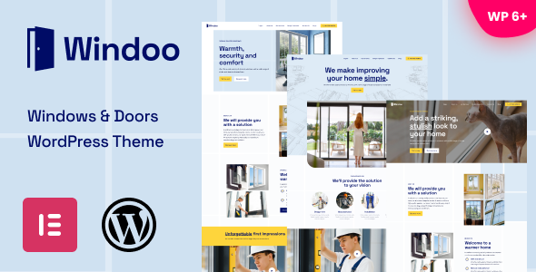 Windoo - Windows & Doors WordPress Theme - Retail WordPress