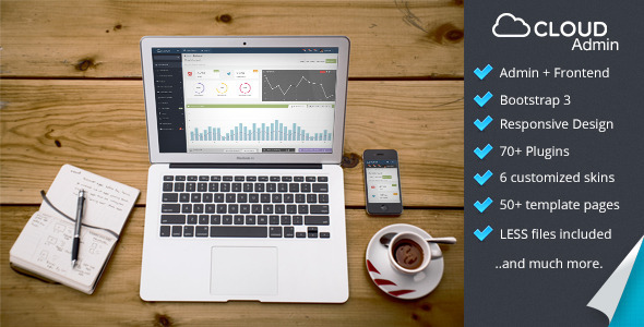 Cloud Admin - Bootstrap Responsive Dashboard - Admin Templates Site Templates