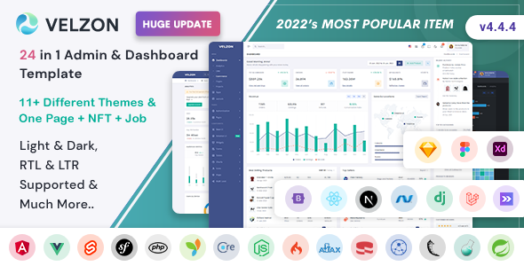 Velzon - Admin & Dashboard Template - Admin Templates Site Templates