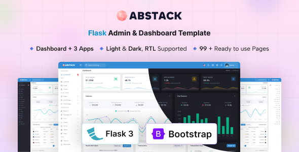 Abstack - Flask Admin & Dashboard Template - Admin Templates Site Templates