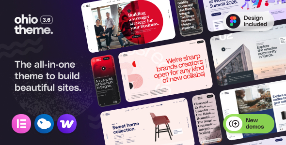 Ohio - Creative Elementor and WooCommerce WordPress Theme - Portfolio Creative