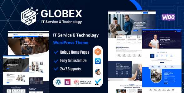 Globex - IT Solutions & Services WordPress Theme - Technology WordPress