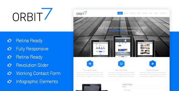 Orbit7 - Creative Multipurpose HTML5 Template - Business Corporate
