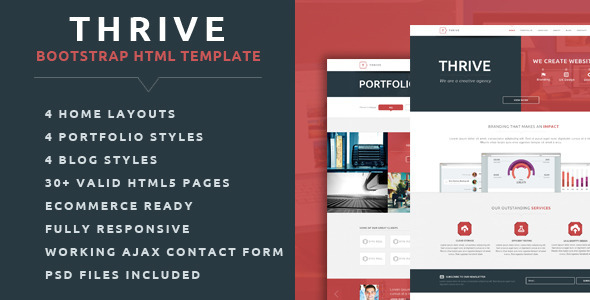Thrive - Multipurpose Creative HTML Template - Creative Site Templates