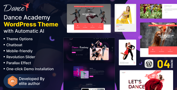 Dance Studio WordPress Theme - Dance Studio - Music and Bands Entertainment
