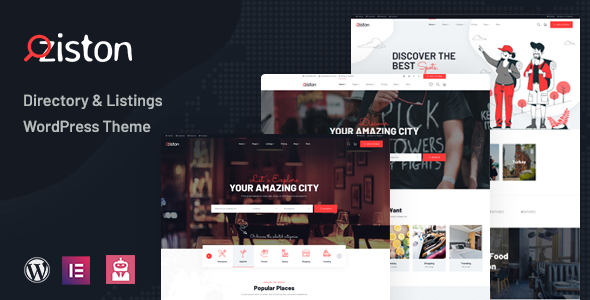 Ziston - Directory Listing WordPress Theme - Directory & Listings Corporate