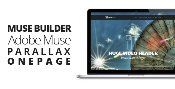 Muse Builder | Parallax OnePage Muse Template - Creative Muse Templates