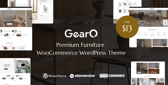 Preview of GearO - Luxury Furniture Store WooCommerce Theme