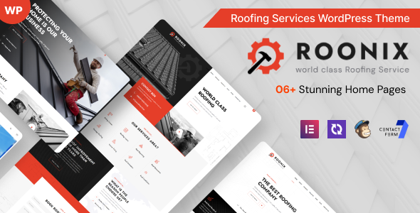 Roonix - Roofing Services WordPress Theme - Business Corporate
