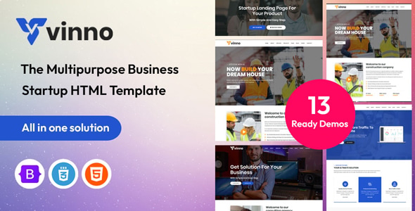 Vinno - Consulting Business HTML5 Template - Corporate Site Templates