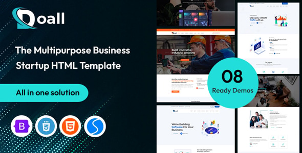Doall - Business Consulting HTML Template - Corporate Site Templates