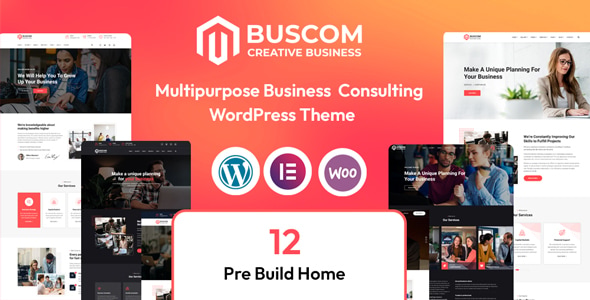 Buscom - Business Consulting & Finance WordPress Theme - Business Corporate