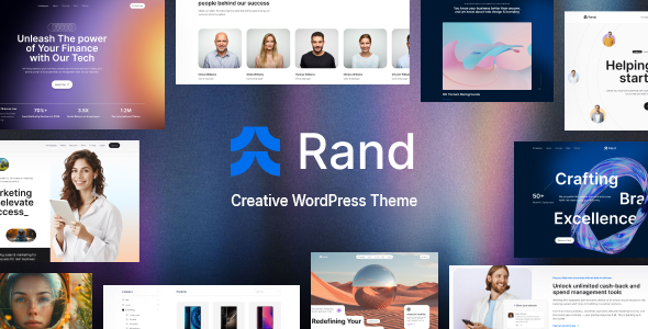 Rand – Creative Multipurpose WordPress Theme - Corporate WordPress