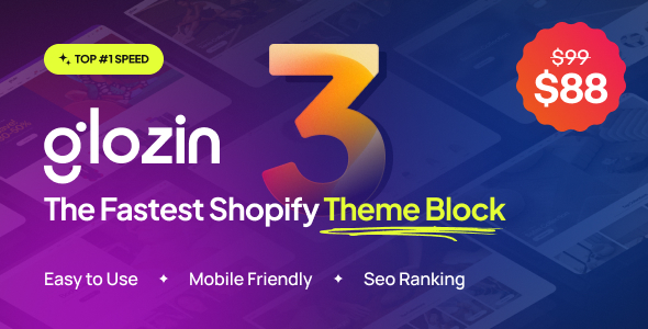 Preview of Glozin - Multipurpose Shopify Theme OS 2.0