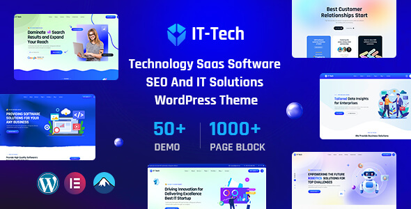 IT-Tech – IT Solutions & SaaS Technology WordPress Theme - Technology WordPress
