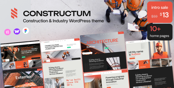Constructum | Construction & Industry WordPress theme - Business Corporate