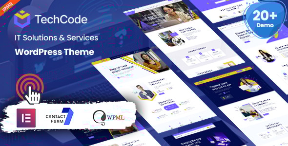 Techcode - IT Solutions and Services WordPress Theme - Technology WordPress