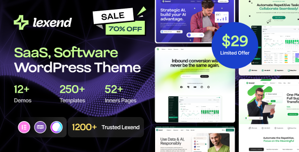 Lexend - Software, SaaS & Startup WordPress Theme - Technology WordPress