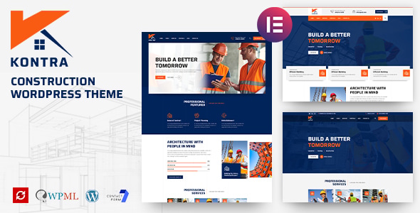 Kontra - Construction and Building WordPress Theme - Business Corporate